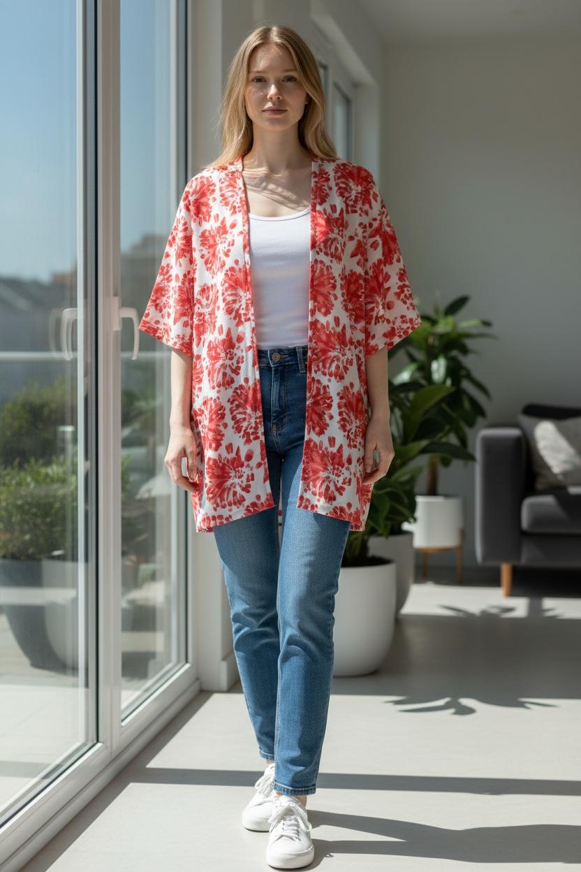 Flora Rouge Kimono