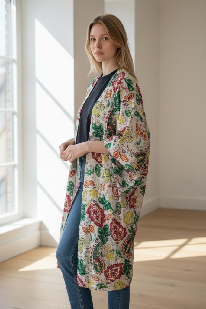 Paisley Garden Kimono